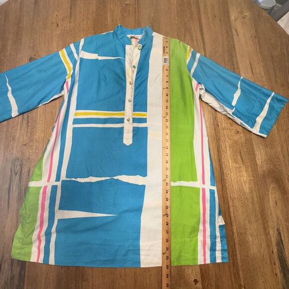 Catherine Ogust For Penthouse Gallery Multi-Colored Shirt Dress/Tunic Size Small - Picture 6 of 16